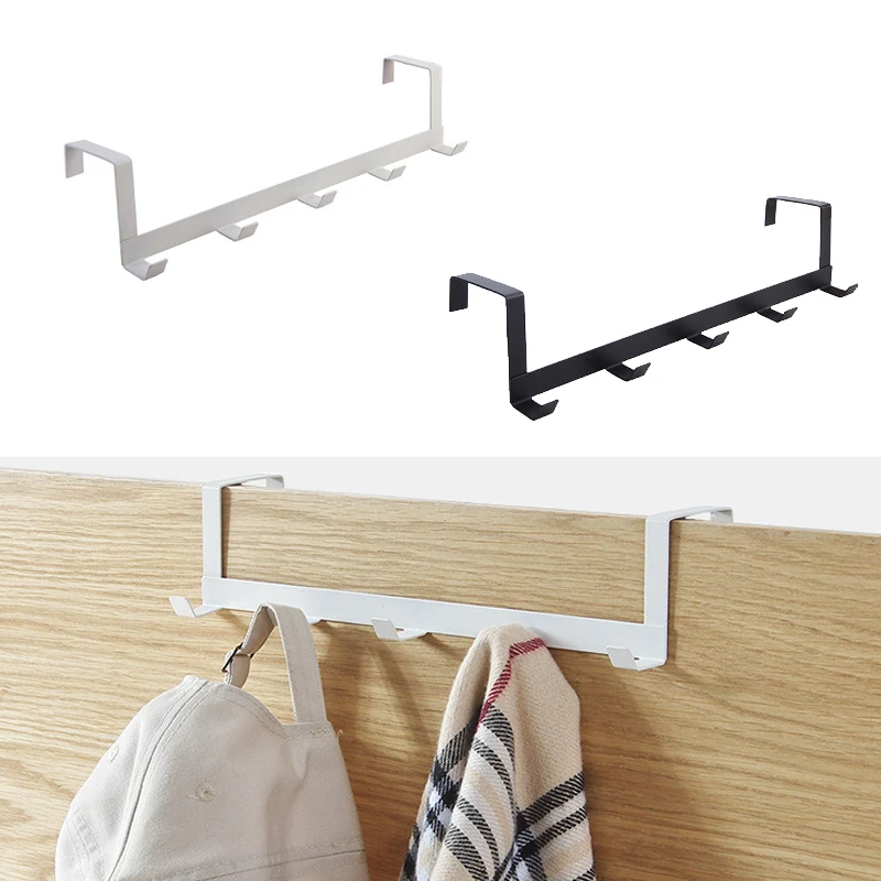 Kitchen Gadgets Storage Ideas - Hooks Over The Door 5 Hooks
