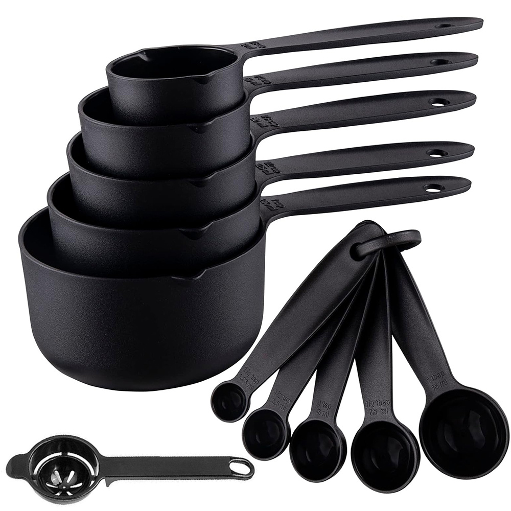 Kitchen Gadgets And Appliances - 11pcs Plastic Measuring Cups&Egg Yolk Separator