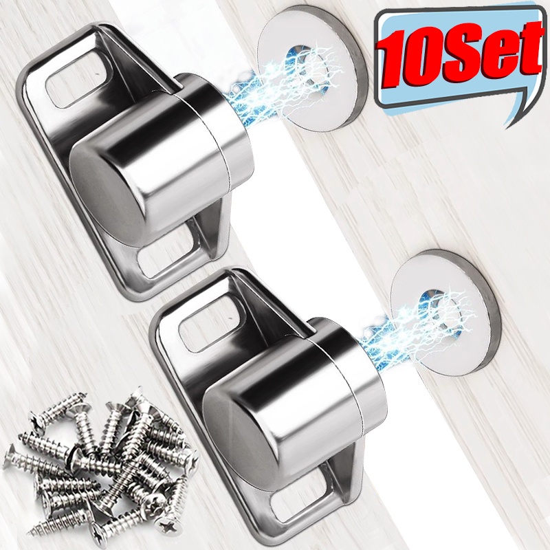 Kitchen Gadgets Cabinet - 1-10Sets Magnetic Cabinet Door Magnets with
