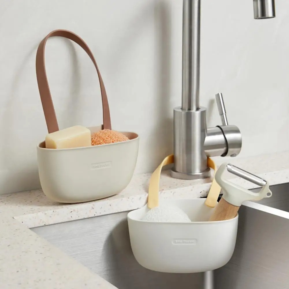 Kitchen Gadgets Storage Ideas - Kitchen Sink Sponges Holder For Bathroom