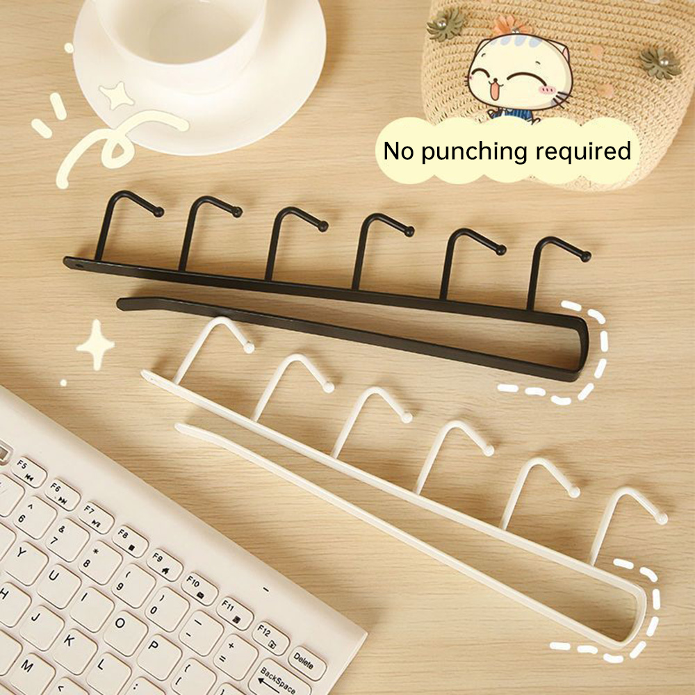 Kitchen Gadgets Cabinet - No Drill Under Cabinet Mug Hook