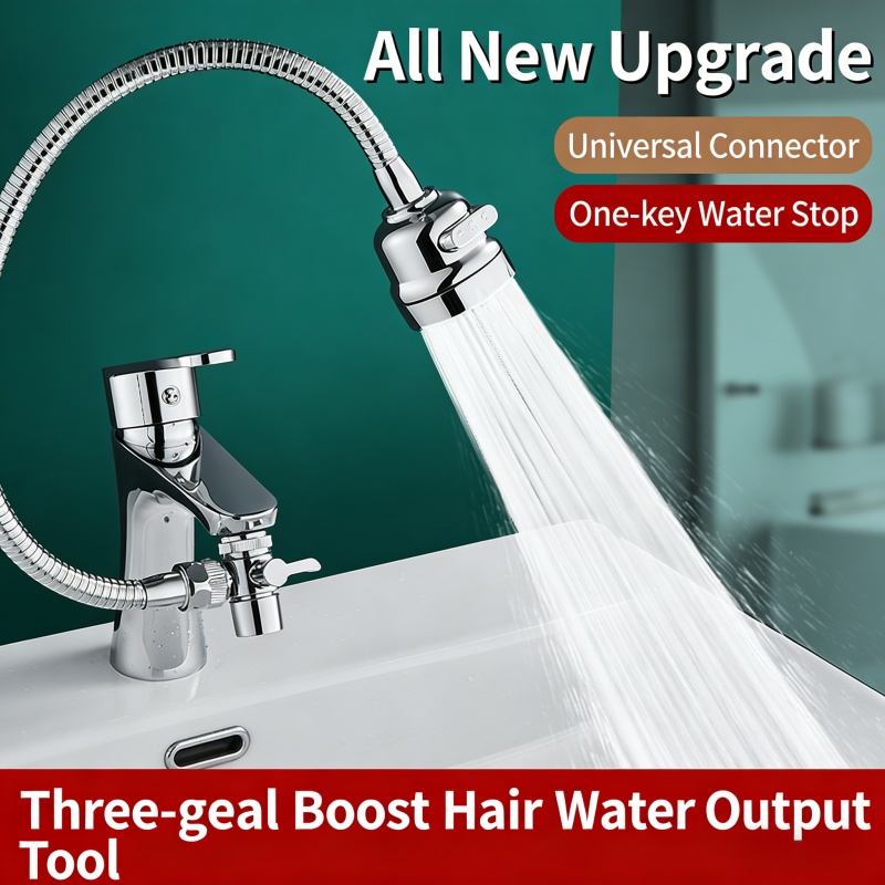 Kitchen Gadgets For Seniors - 3-speed External Shower Head for The