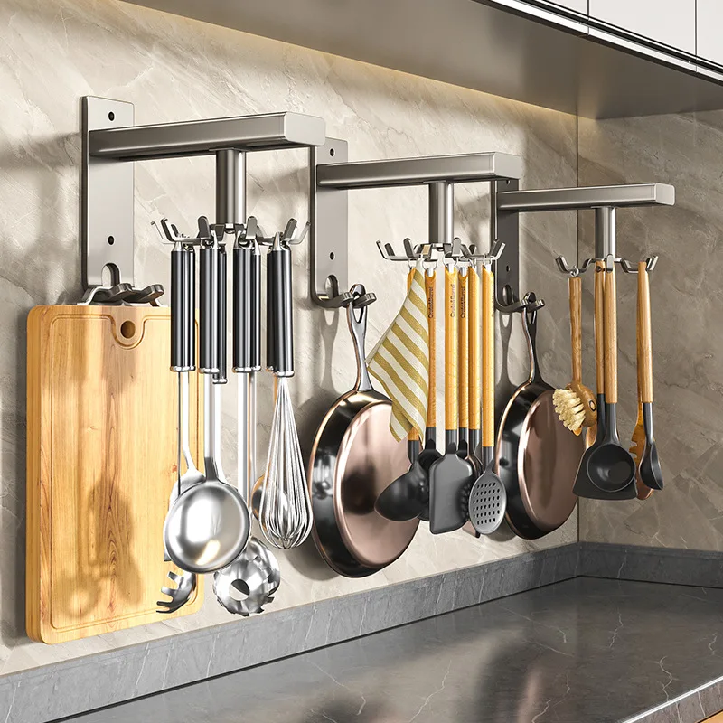 Kitchen Gadgets Storage Ideas - Universal Kitchen Hook Multi-Purpose 360 Degrees