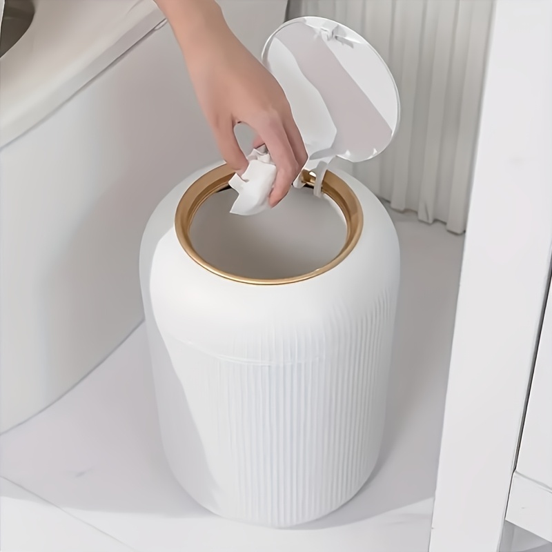 Kitchen Gadgets Luxury - Luxury Stripe Trash Can, Lantern-Style, for