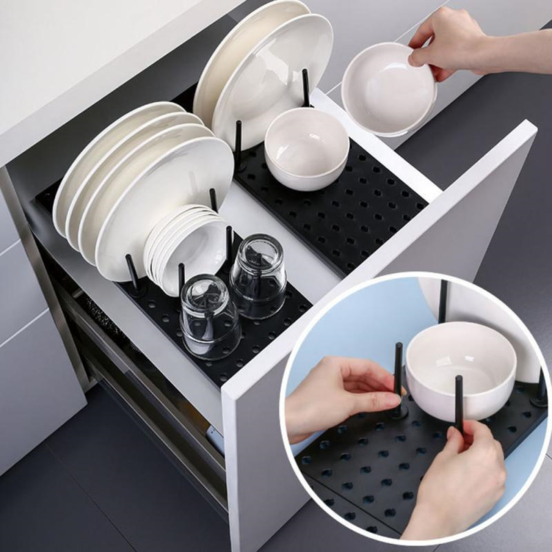 Kitchen Gadgets Storage Ideas - Kitchen Organizer Dish Drying Rack Plates