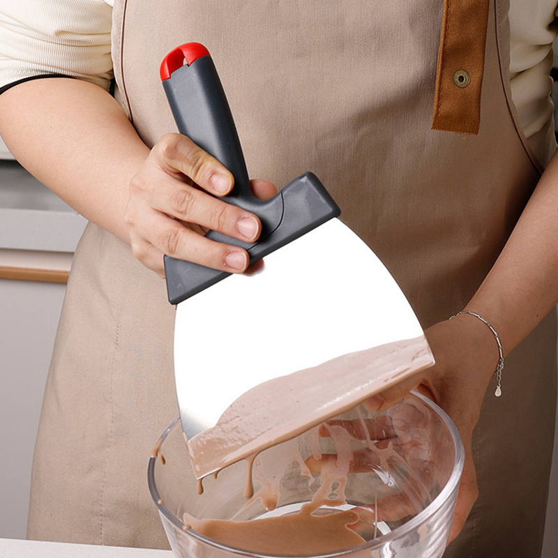 Quirky Kitchen Gadgets - Stainless Steel Dough Scraper Coating Spatula