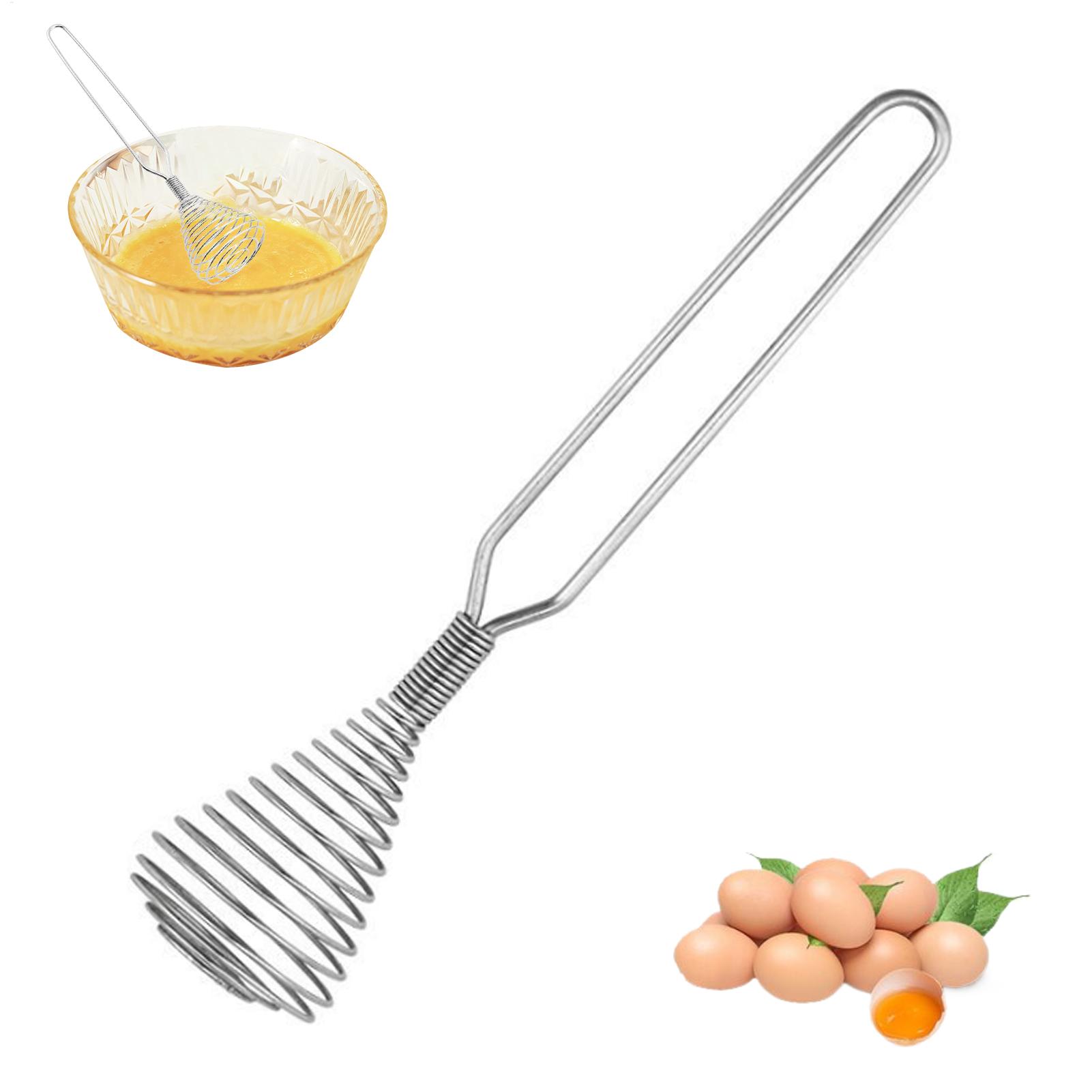 Quirky Kitchen Gadgets - Stainless Steel Hand Whisk Spring Coil