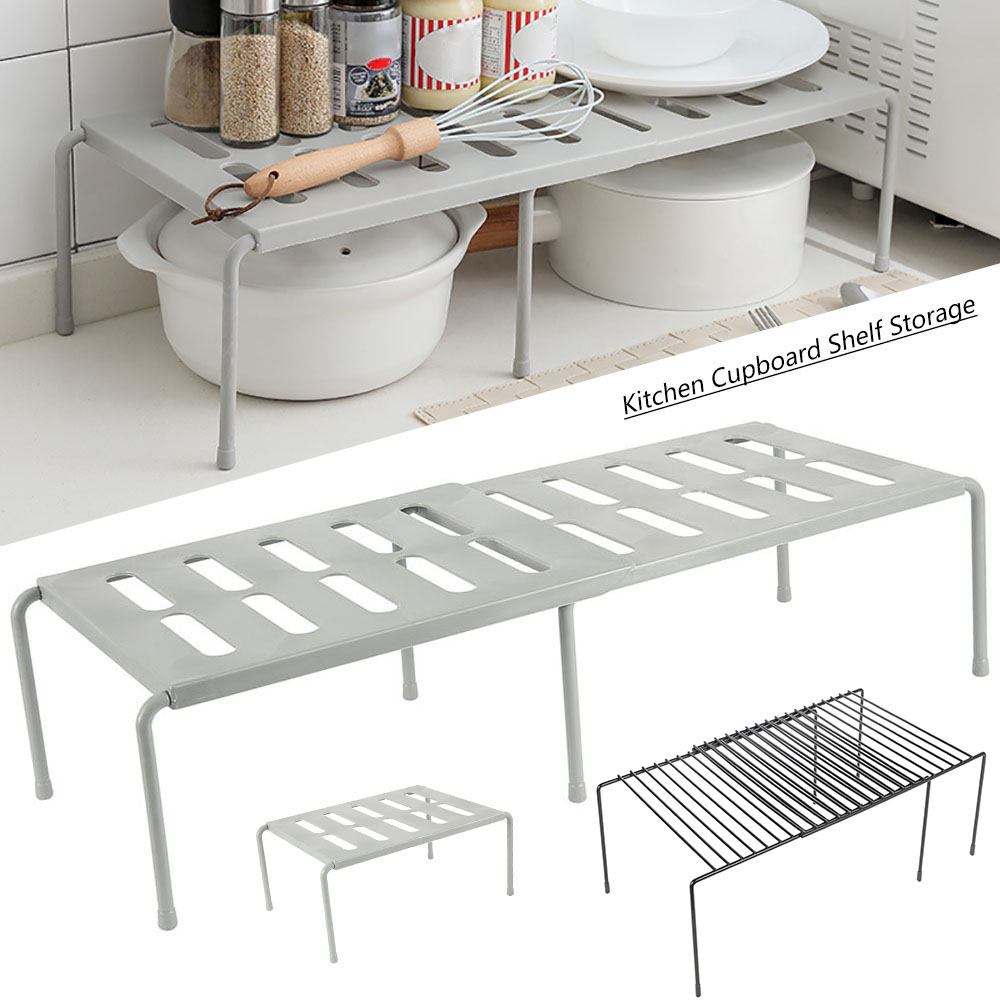 Kitchen Gadgets Cabinet - Retractable Kitchen Shelf Multifunctional Expandable Stackable