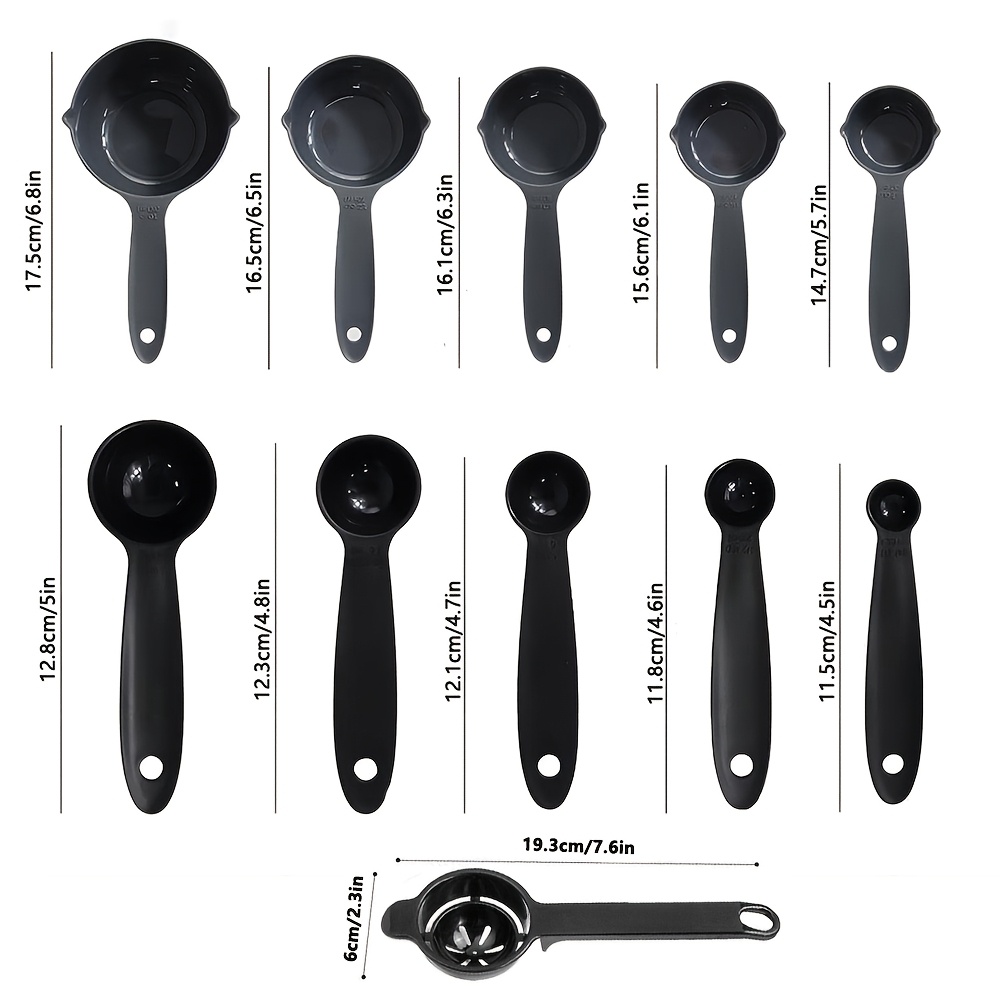 11pcs Plastic Measuring Cups&E - đánh giá và giá Kitchen Gadgets And Appliances