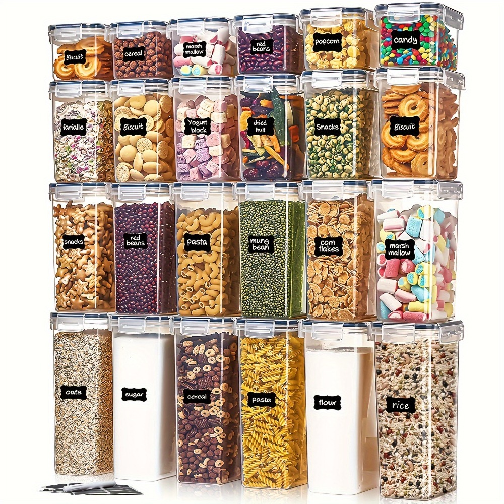 24Pcs Food Storage Containers  - đánh giá và giá Quirky Kitchen Gadgets
