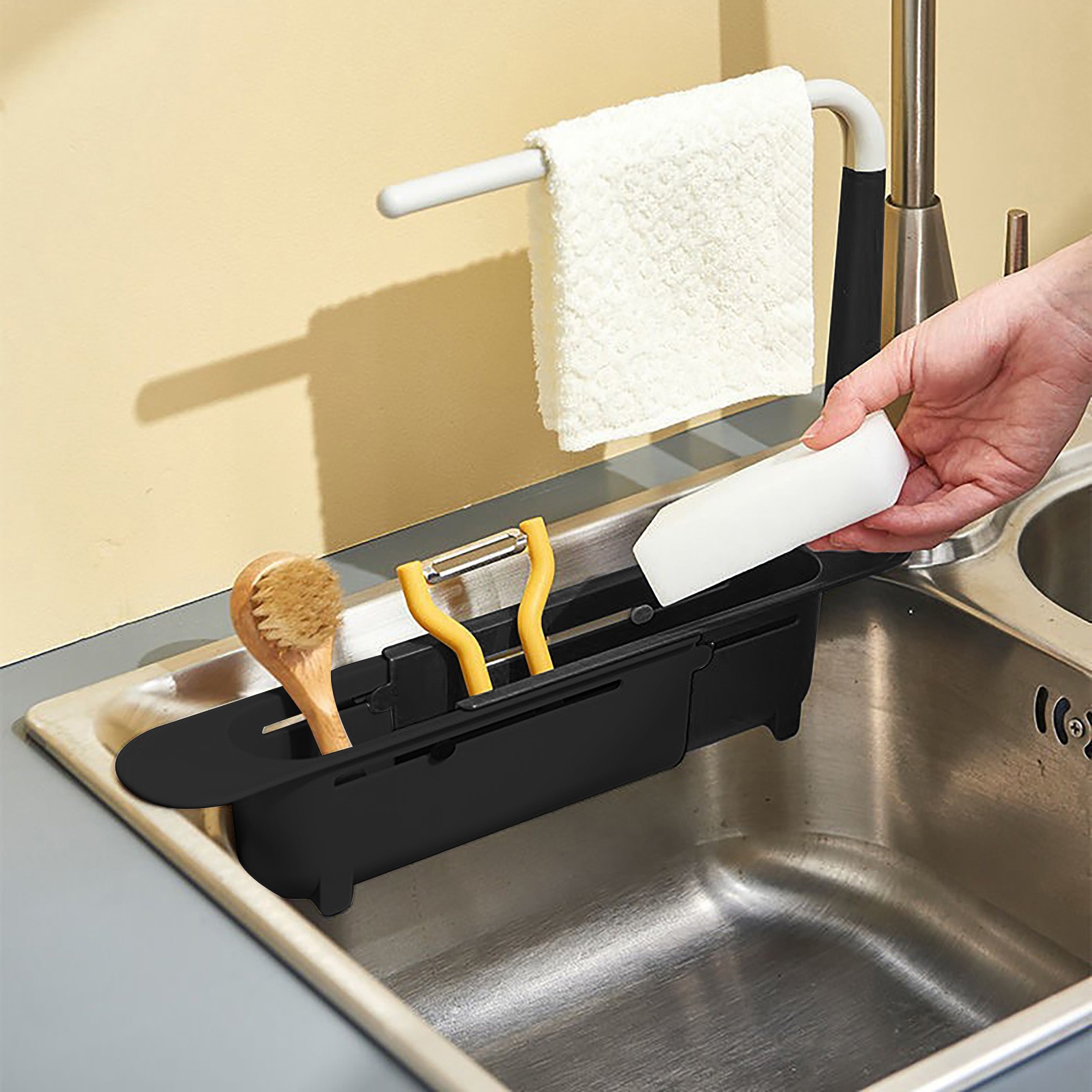 elescopic Sink Shelf Drainer R - đánh giá và giá Quirky Kitchen Gadgets