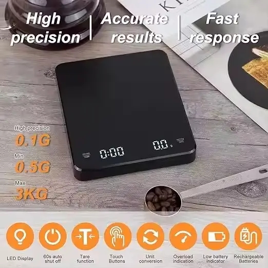 Mini Coffee Scale with Timer P - đánh giá và giá Kitchen Timer Digital