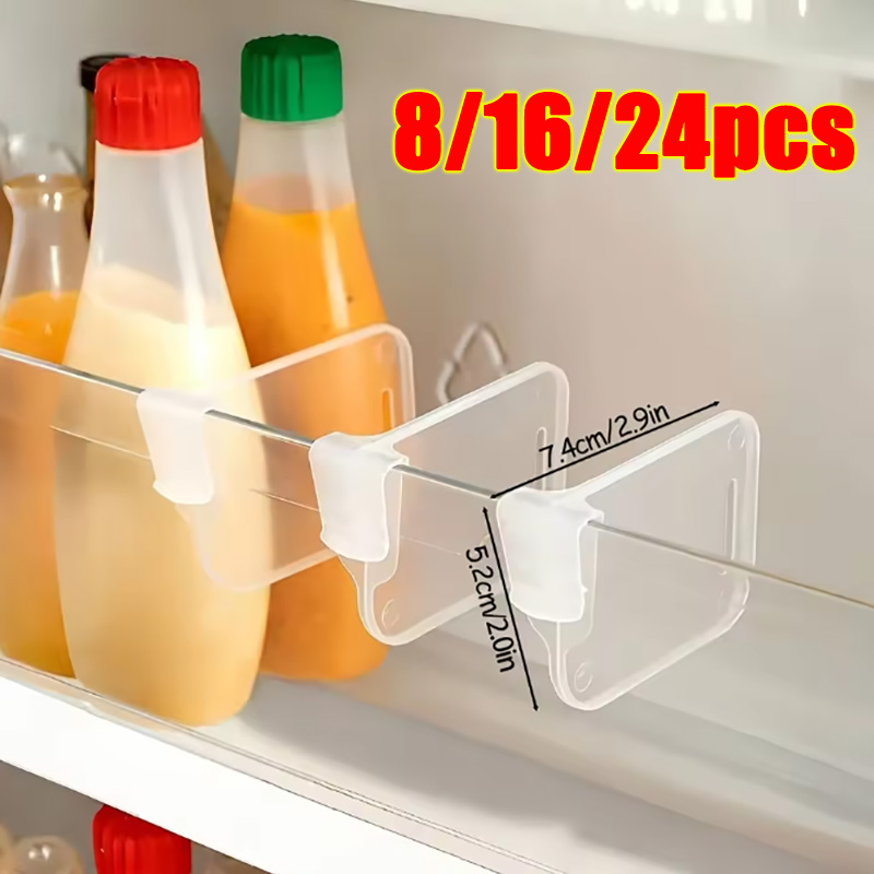 8/16/24PCS Sturdy Clear Refrig - đánh giá và giá Kitchen Gadgets Storage Ideas