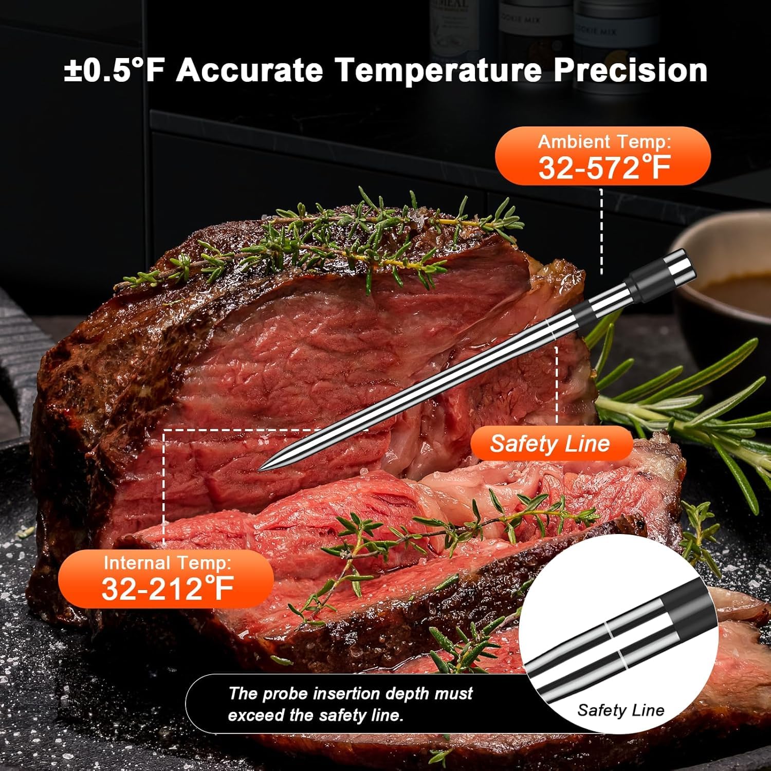 Wireless Bluetooth Meat Thermo - đánh giá và giá Kitchen Timer Digital