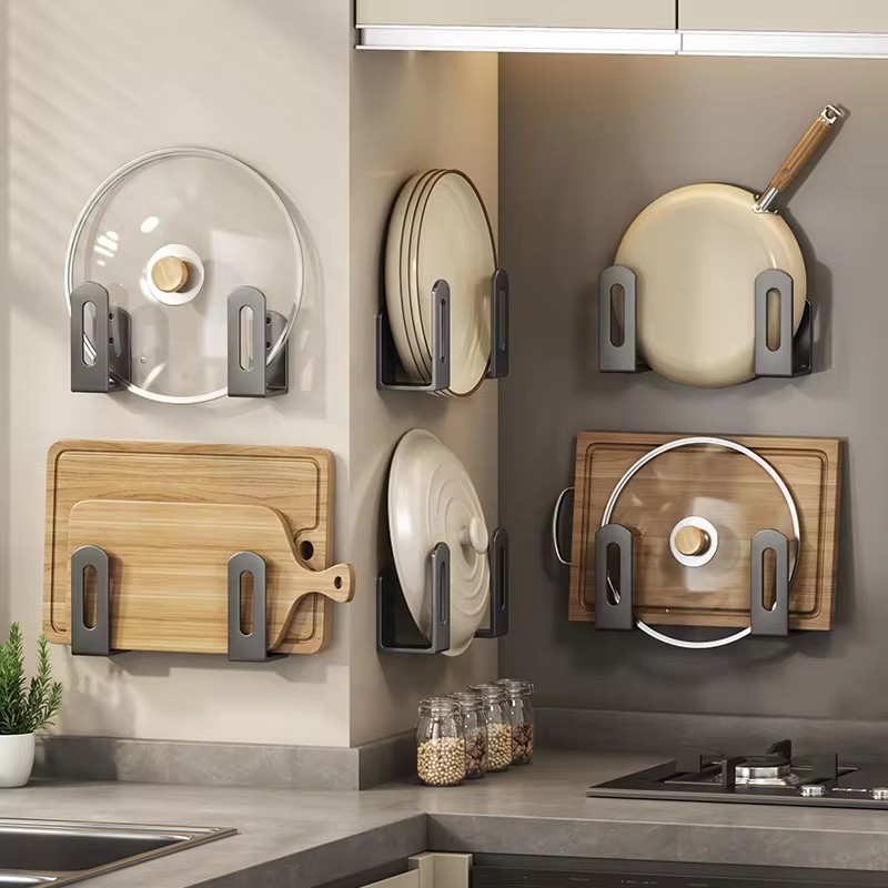 2pcs/set Pot Lid Rack Pot Cove - đánh giá và giá Kitchen Gadgets Storage Ideas