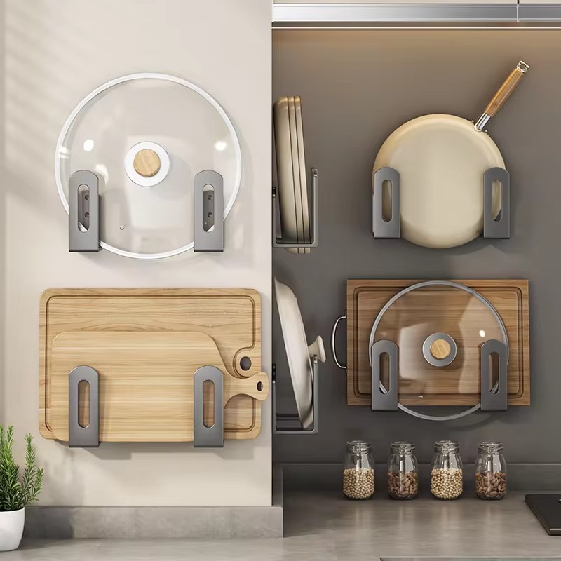 2pcs/set Pot Lid Rack Pot Cove - đánh giá và giá Kitchen Gadgets Storage Ideas