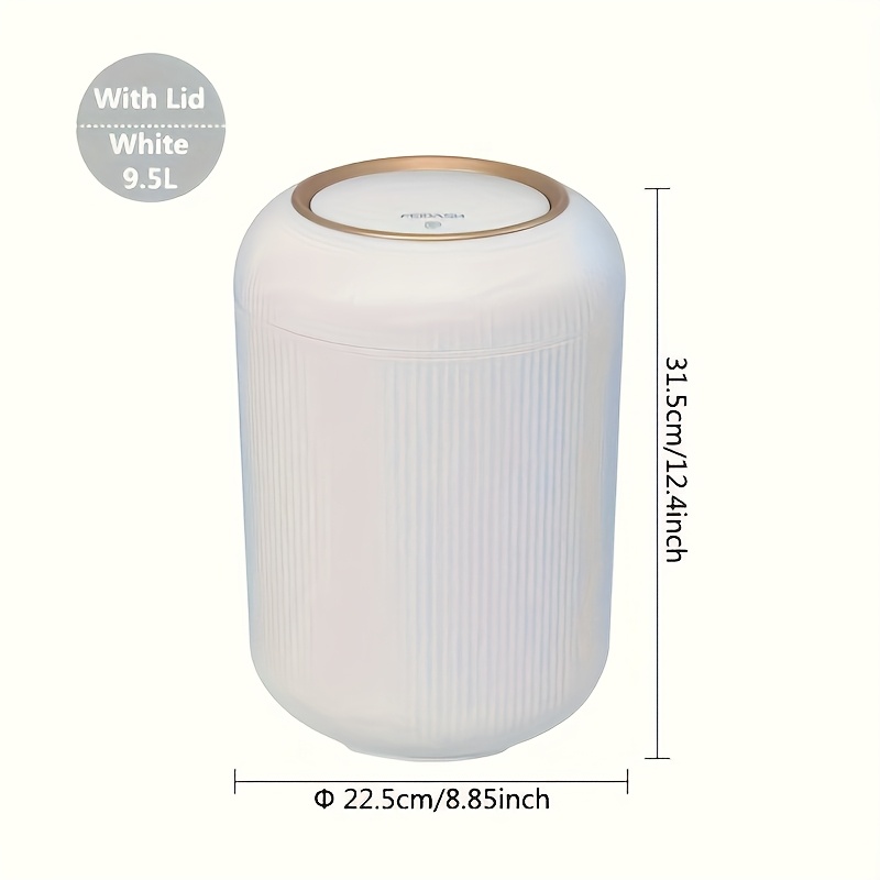 Luxury Stripe Trash Can, Lante - đánh giá và giá Kitchen Gadgets Luxury