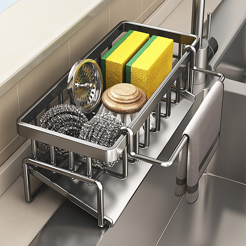 Compact Tap-Mounted Spice Shel - đánh giá và giá Kitchen Gadgets Storage Ideas