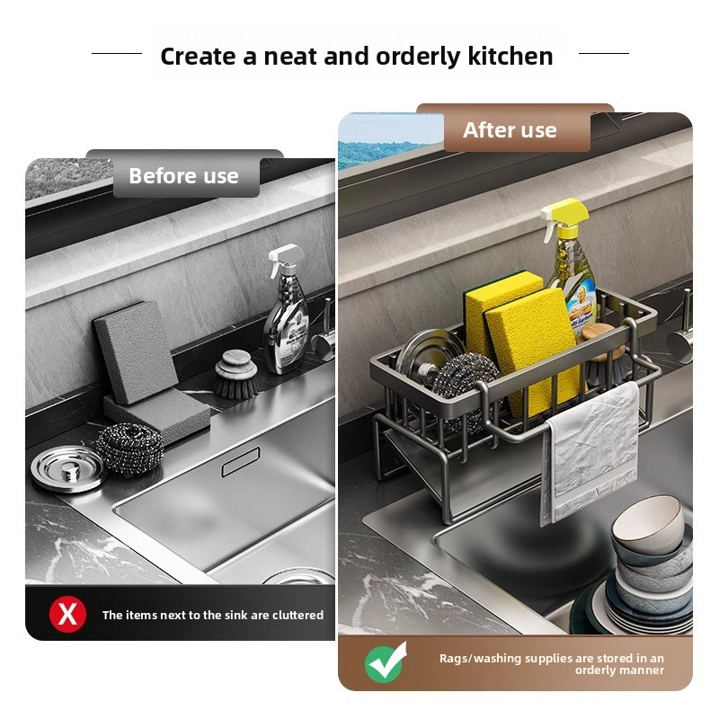 Compact Tap-Mounted Spice Shel - đánh giá và giá Kitchen Gadgets Storage Ideas