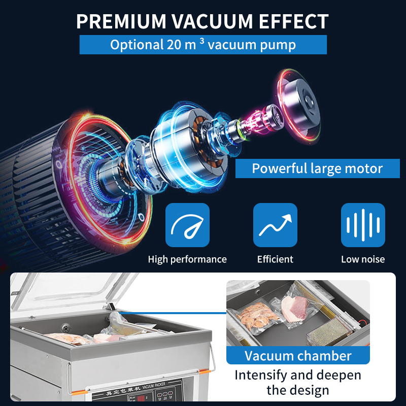DZ-500  Vertical Single Chambe - đánh giá và giá Food Vacuum Sealer